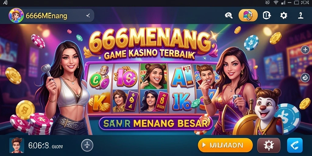 Tampilan gameplay yang menarik dan interaktif pada 666MENANG.