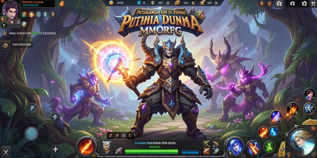 Gameplay menarik dalam dunia MMORPG 9939 menunjukkan aksi seru.