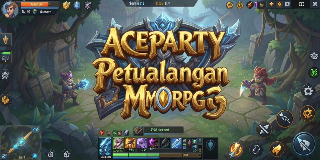 Tampilan gameplay menakjubkan di dunia fantasi ACEPARTY.