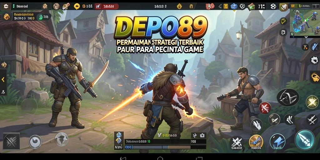 Tampilan gameplay DEPO89 yang menegangkan dan strategis.