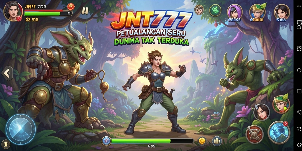 Tampilan gameplay JNT777 yang menarik dan penuh petualangan.