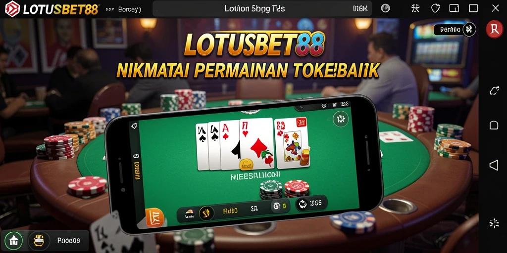 Gameplay LOTUSBET88 menampilkan meja poker yang dinamis dan interaktif.