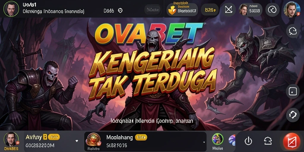 Tampilan gameplay <strong>OVABET</strong> yang penuh dengan suasana horror dan ketegangan.