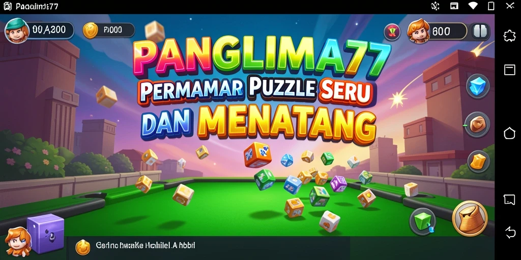 Tampilan gameplay menarik dan menantang dari PANGLIMA77.