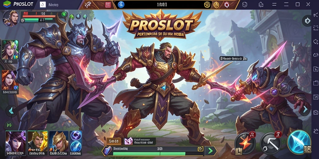 Gameplay seru dan menegangkan di <strong>PROSLOT</strong> yang memikat para pemain MOBA.