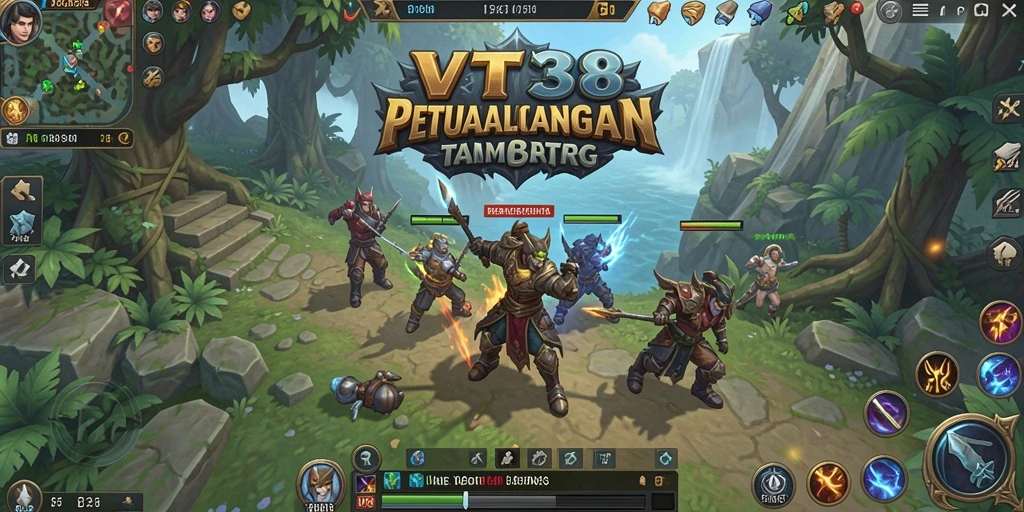 Screenshot gameplay VT38 menampilkan aksi pertarungan yang mendebarkan di dunia MMORPG.