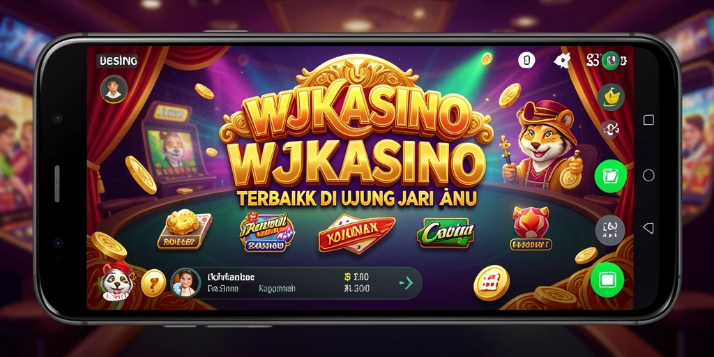 Tampilan gameplay menarik dari WJKASINO dengan berbagai pilihan permainan Kasino.