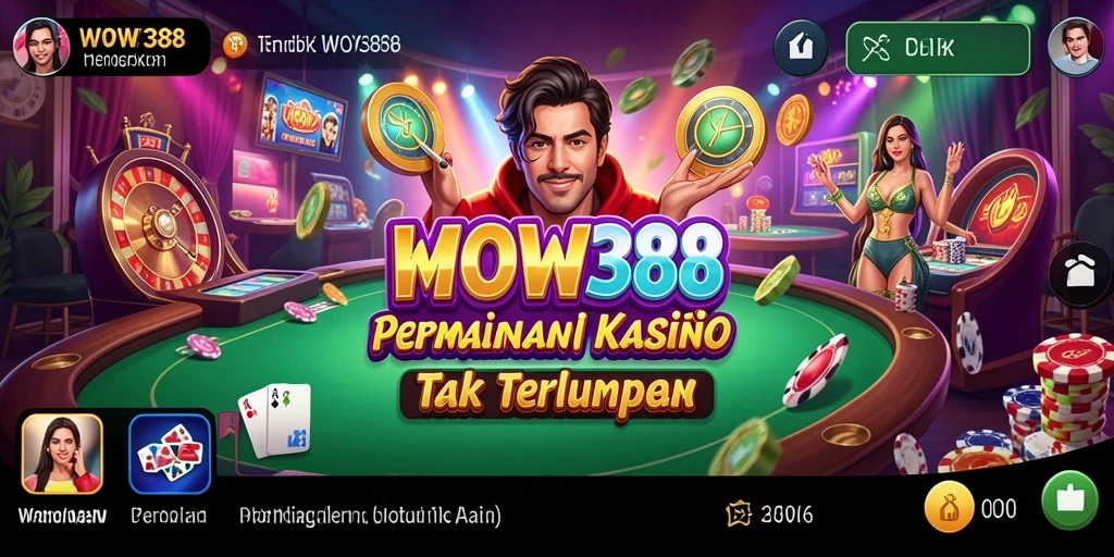 Tampilan grafis apik dan gameplay Kasino yang mengasyikkan.